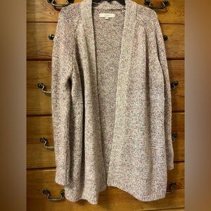 Loft Marled Cardigan Sweater